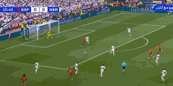 赛车竞猜-【欧洲杯】西班牙2比1德国挺进四强，梅里诺头球绝杀
